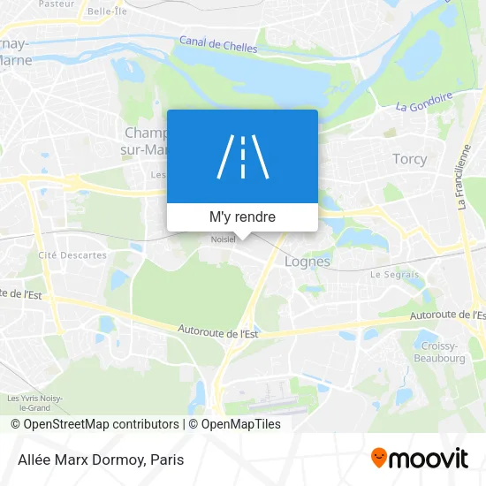 Allée Marx Dormoy plan