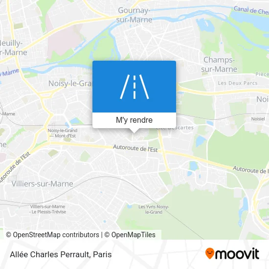 Allée Charles Perrault plan