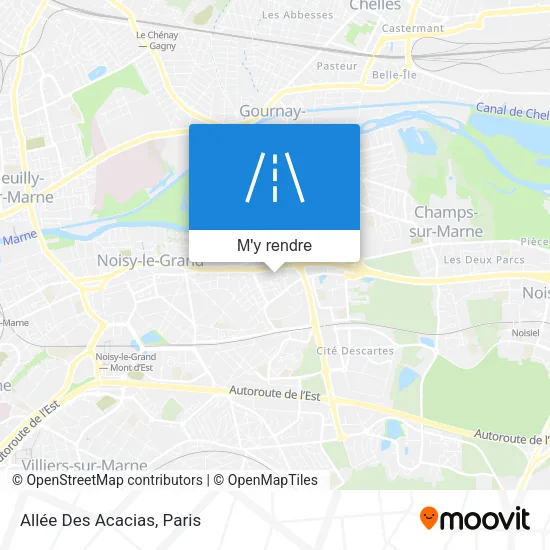 Allée Des Acacias plan
