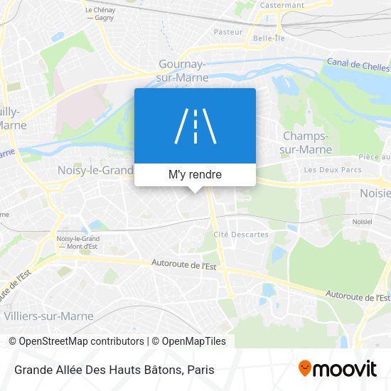 Grande Allée Des Hauts Bâtons plan