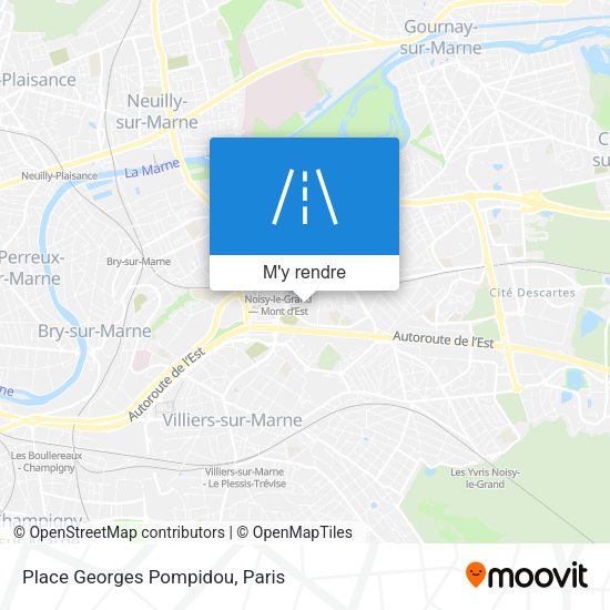 Place Georges Pompidou plan