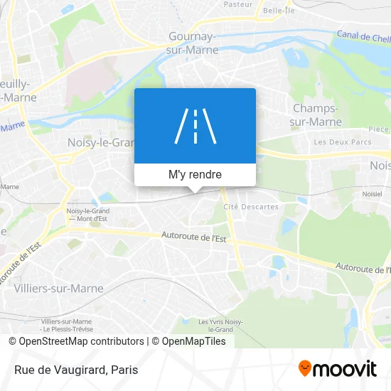 Rue de Vaugirard plan