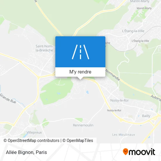 Allée Bignon plan
