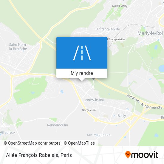 Allée François Rabelais plan