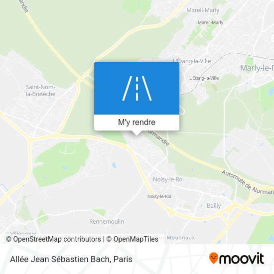 Allée Jean Sébastien Bach plan