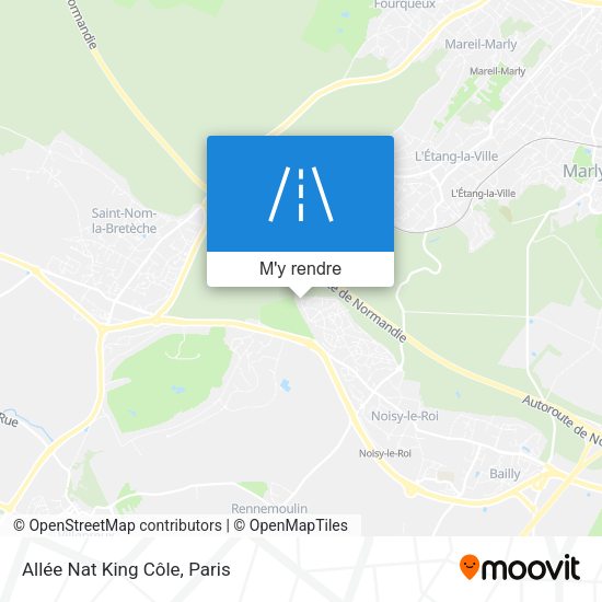 Allée Nat King Côle plan