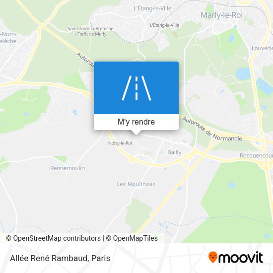 Allée René Rambaud plan