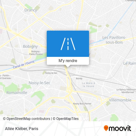 Allée Kléber plan