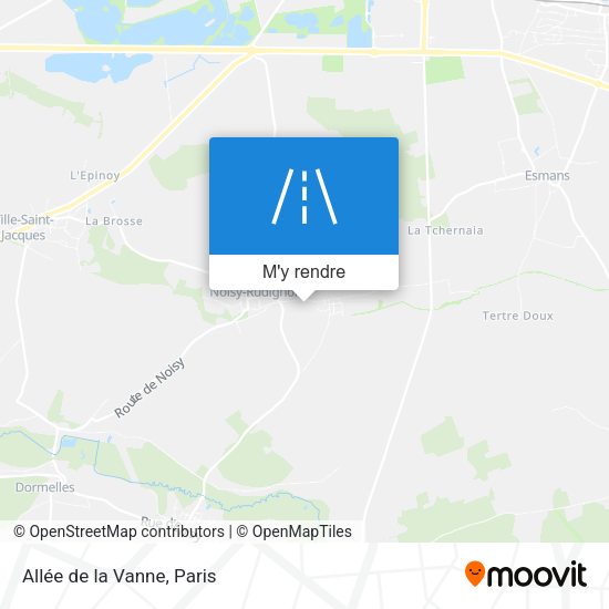 Allée de la Vanne plan