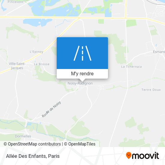 Allée Des Enfants plan