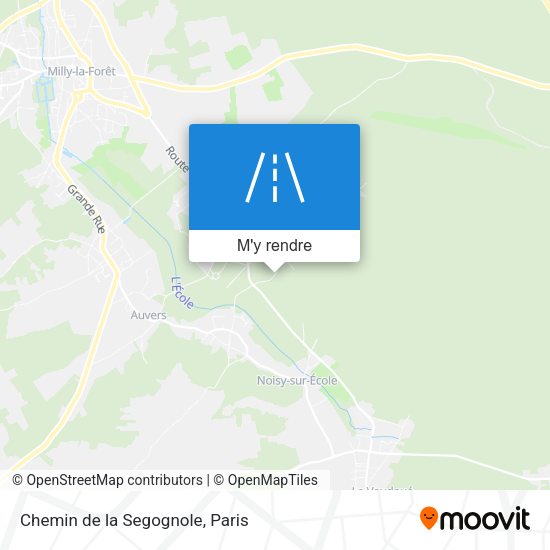 Chemin de la Segognole plan