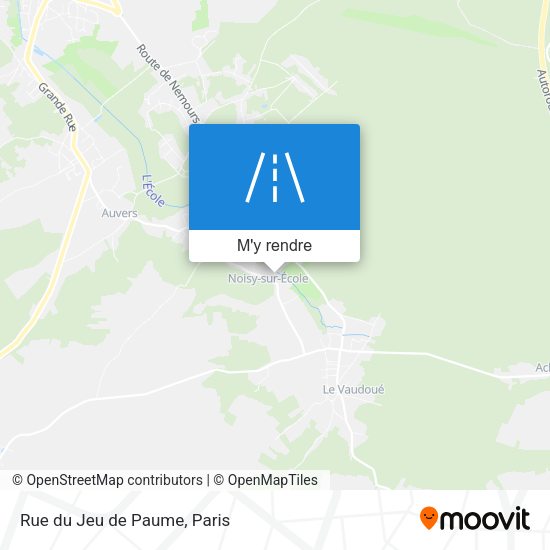 Rue du Jeu de Paume plan