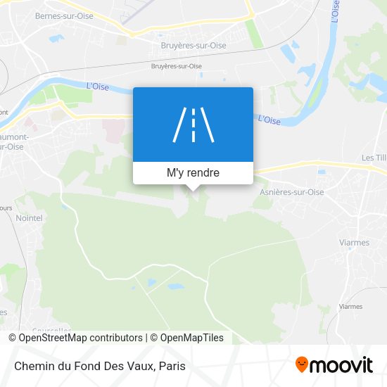 Chemin du Fond Des Vaux plan