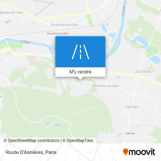 Route D'Asnières plan
