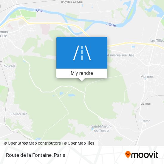 Route De La Fontaine plan