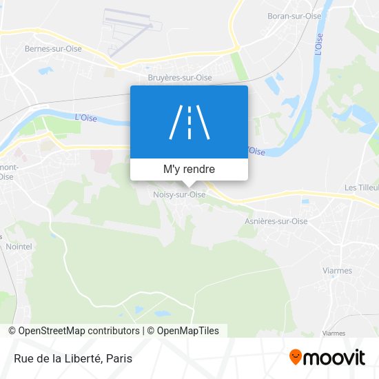 Rue de la Liberté plan