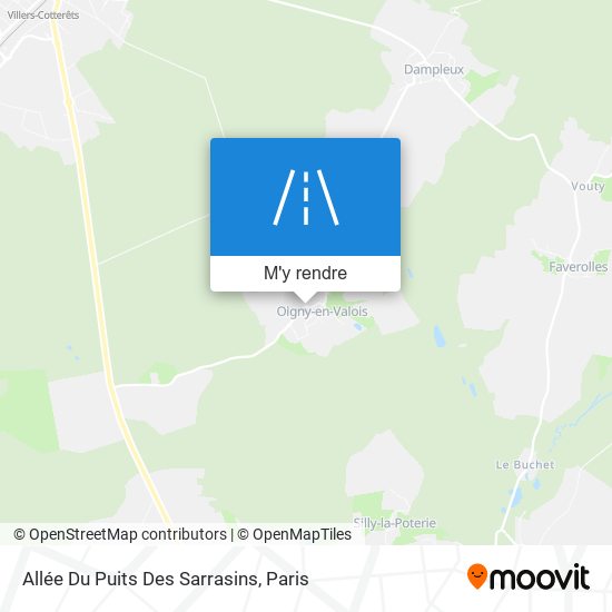 Allée Du Puits Des Sarrasins plan