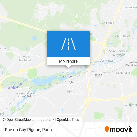 Rue du Gay Pigeon plan