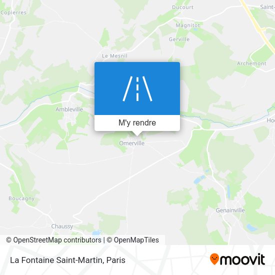 La Fontaine Saint-Martin plan