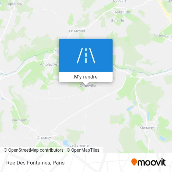 Rue Des Fontaines plan