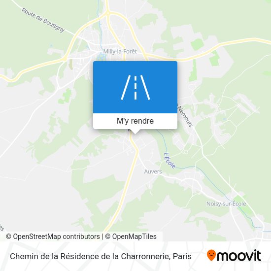 Chemin de la Résidence de la Charronnerie plan