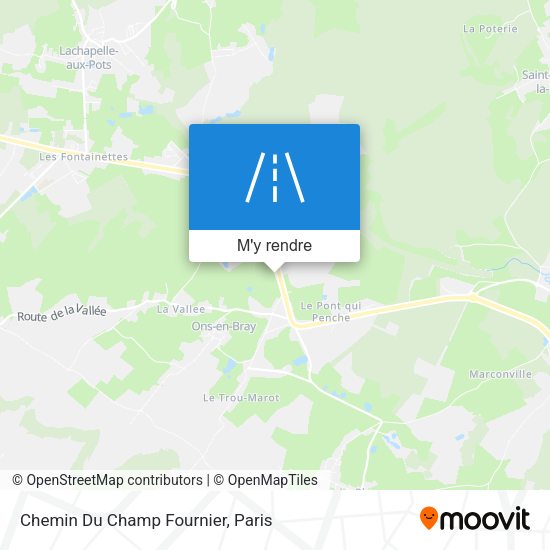 Chemin Du Champ Fournier plan