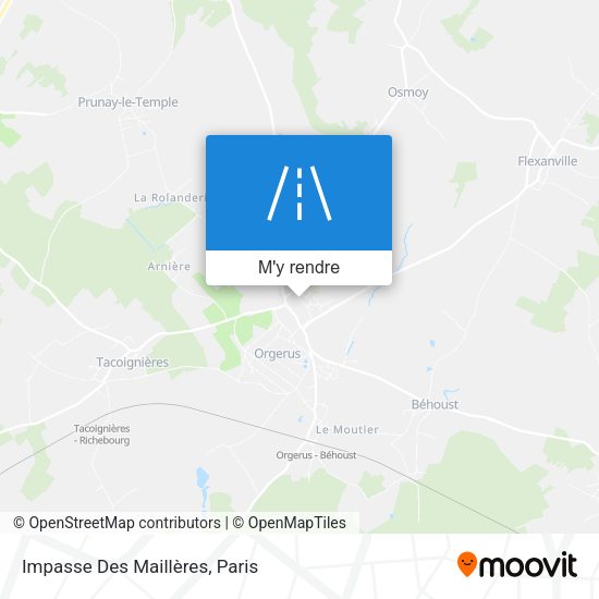 Impasse Des Maillères plan