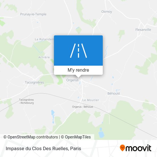 Impasse du Clos Des Ruelles plan