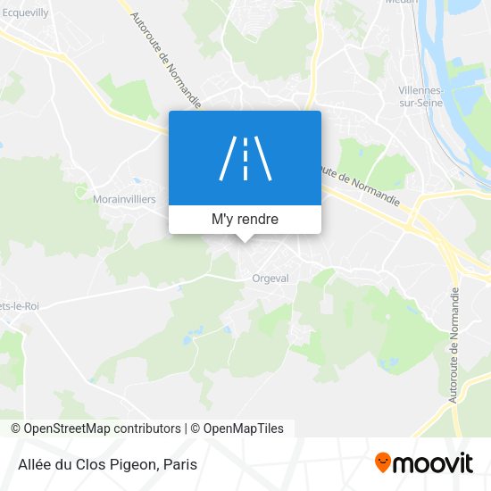 Allée du Clos Pigeon plan