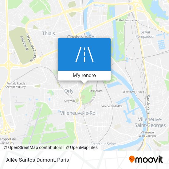 Allée Santos Dumont plan