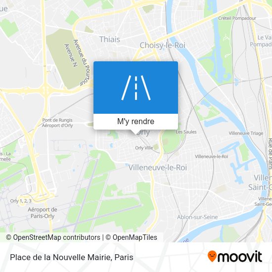 Place de la Nouvelle Mairie plan