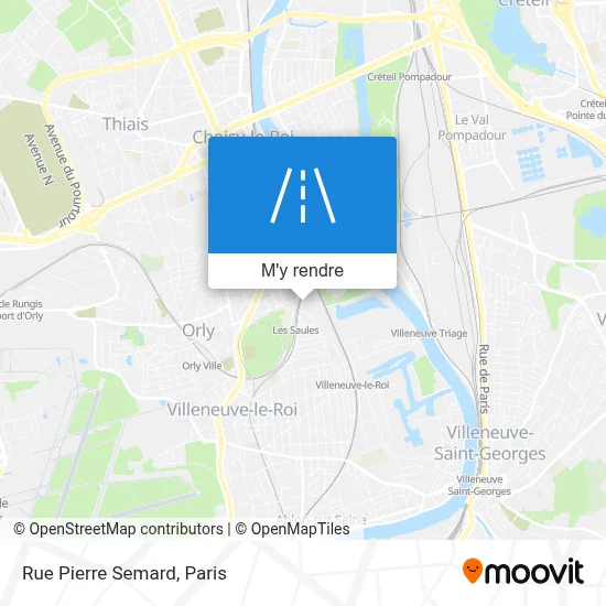 Rue Pierre Semard plan