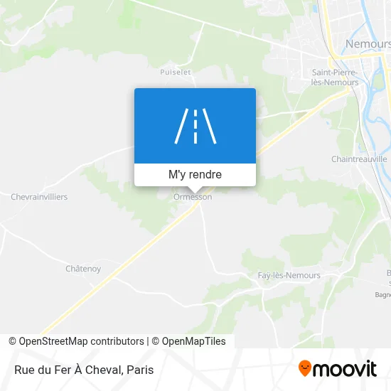 Rue du Fer À Cheval plan