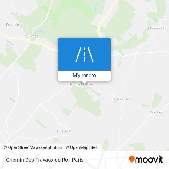 Chemin Des Travaux du Roi plan