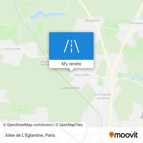 Allée de L'Eglantine plan