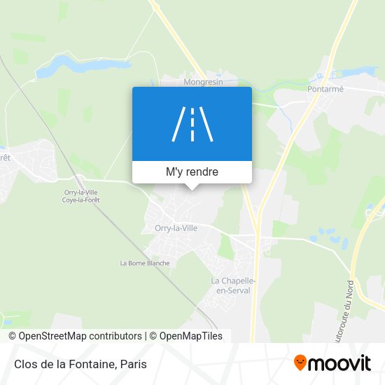 Clos de la Fontaine plan