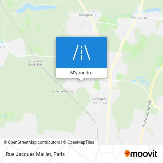 Rue Jacques Maillet plan