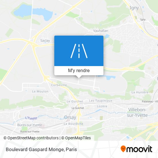 Boulevard Gaspard Monge plan