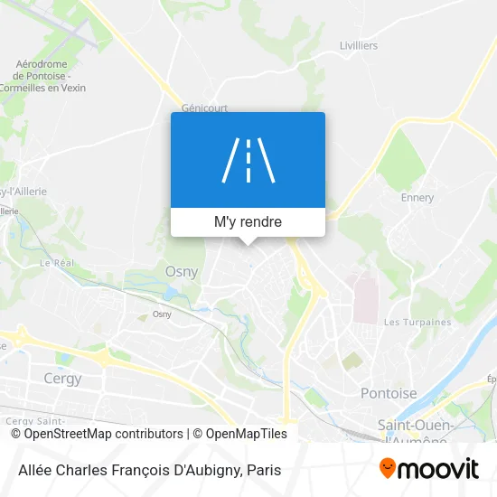 Allée Charles François D'Aubigny plan