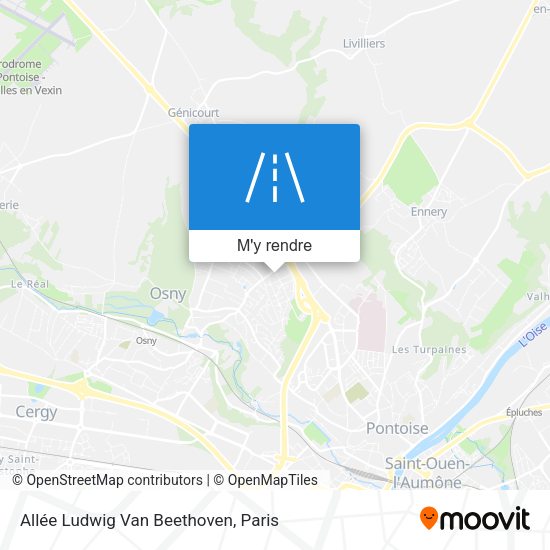 Allée Ludwig Van Beethoven plan