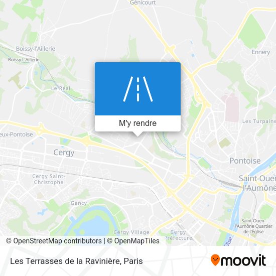 Les Terrasses de la Ravinière plan