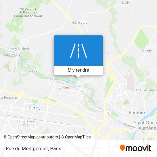 Rue de Montgeroult plan