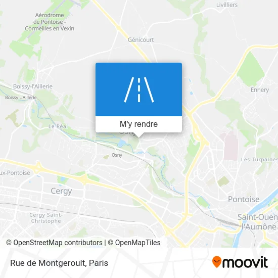 Rue de Montgeroult plan