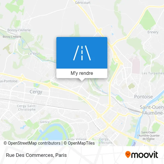 Rue Des Commerces plan