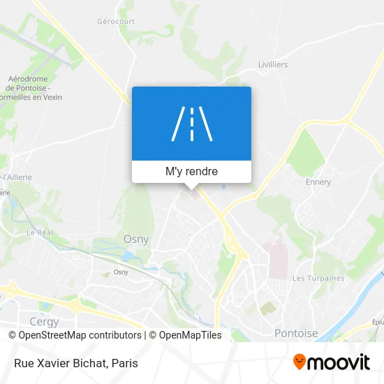 Rue Xavier Bichat plan