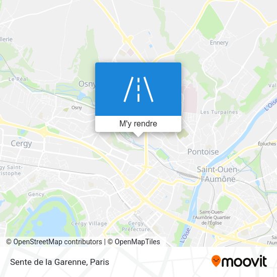 Sente de la Garenne plan