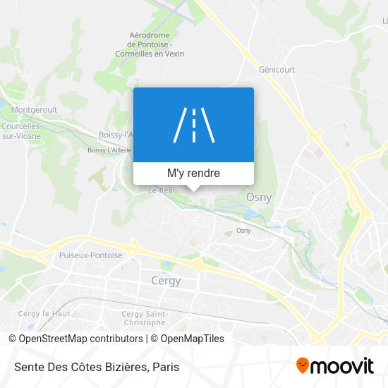 Sente Des Côtes Bizières plan