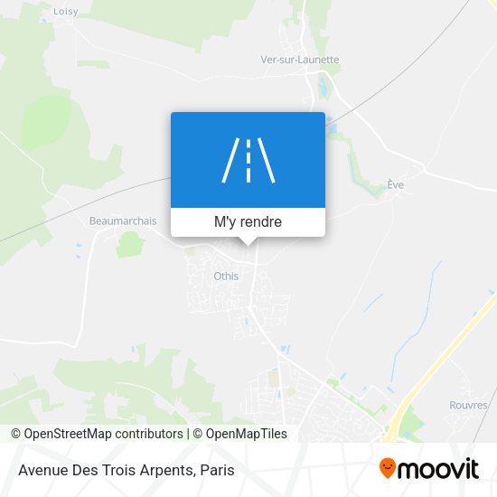 Avenue Des Trois Arpents plan