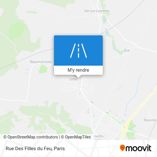Rue Des Filles du Feu plan