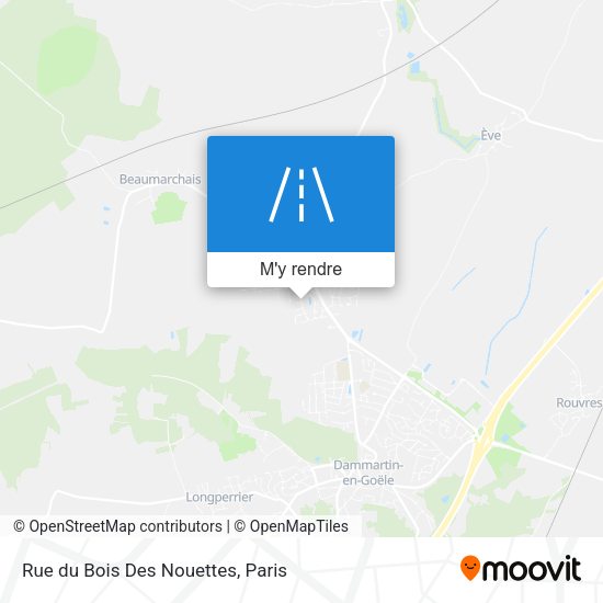 Rue du Bois Des Nouettes plan